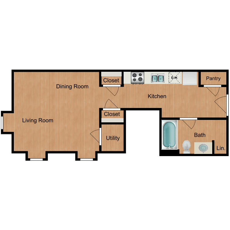 The Kodiak floor plan image