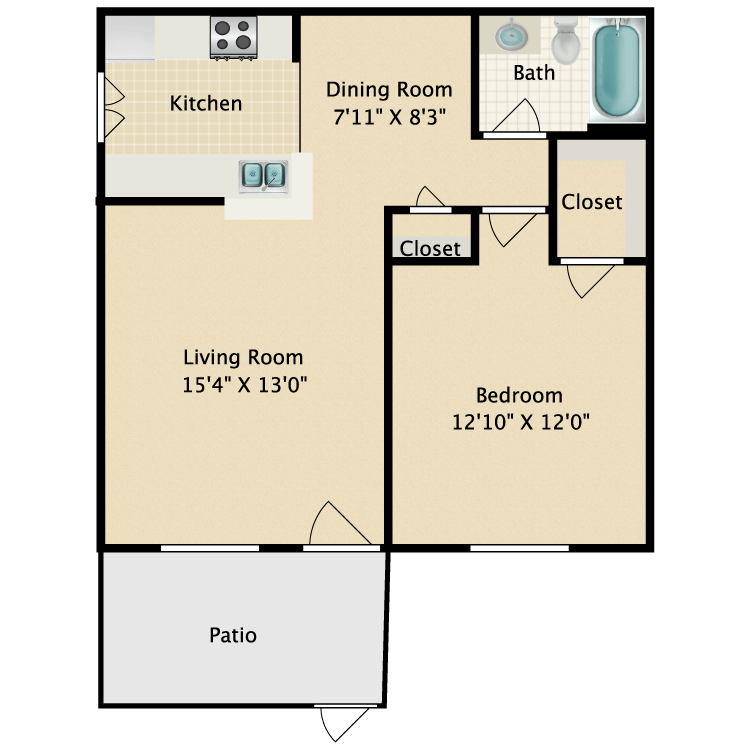 Floor plan image of D Plan