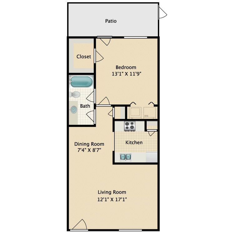 Floor plan image of E Plan