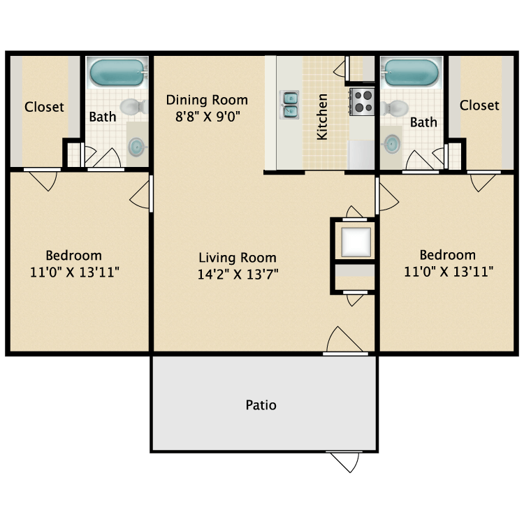 Floor plan image of I Plan