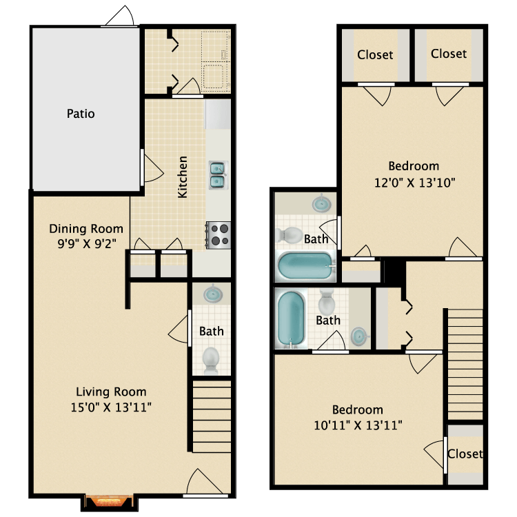 Floor plan image of J Plan