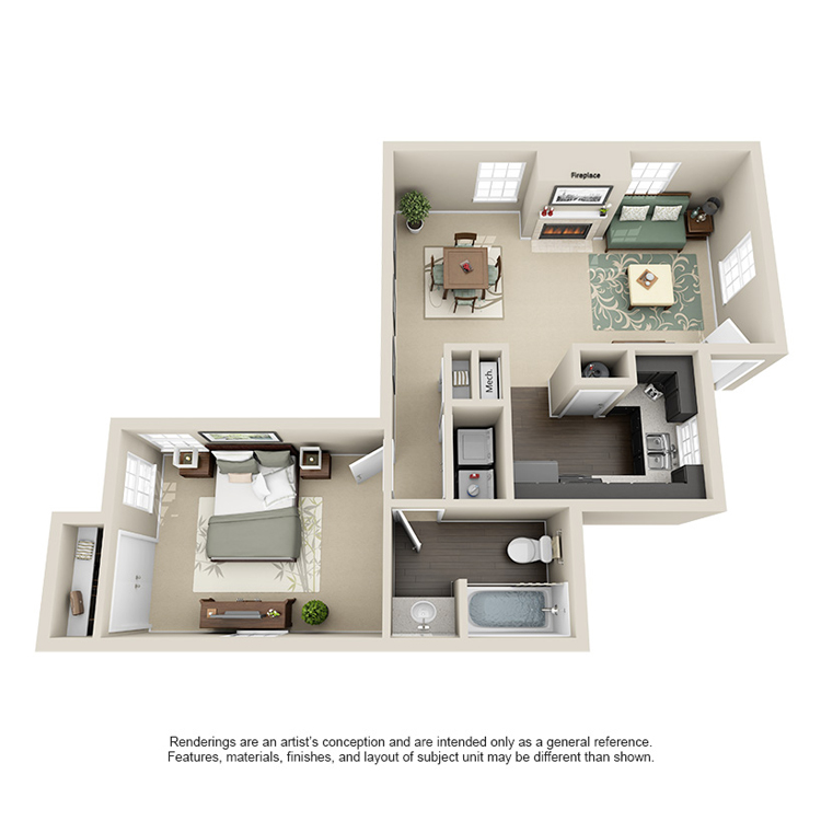 Floor plan image of A
