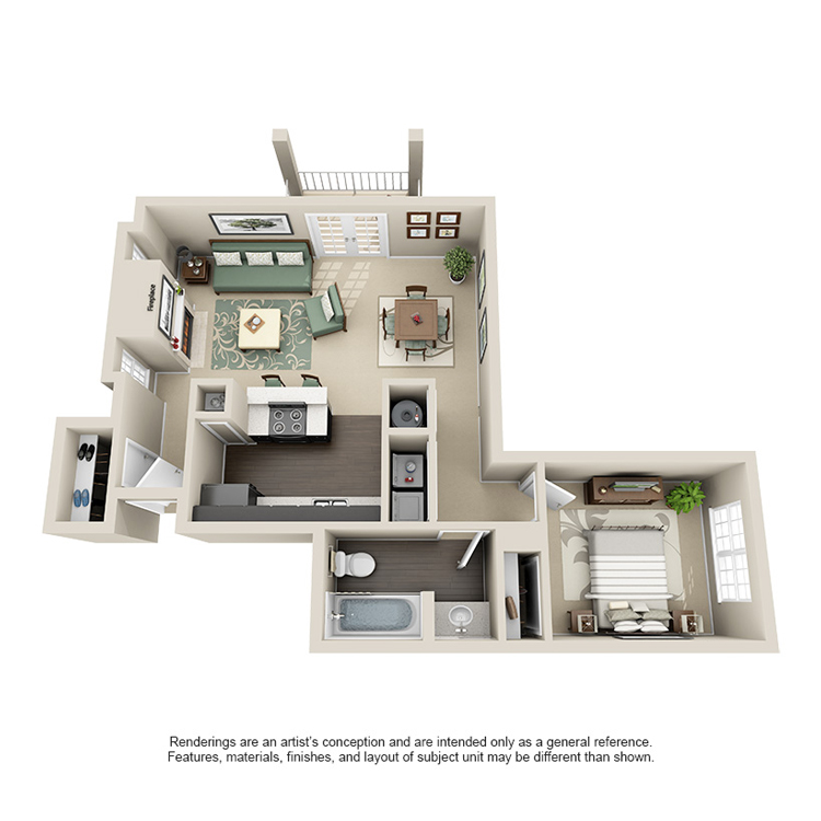 Floor plan image of B
