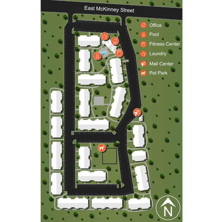 We make every effort to make our website accessible to anybody, especially those with disabilities. If you have question in terms of the relative location of an amenity or apartment home, please give us a call.