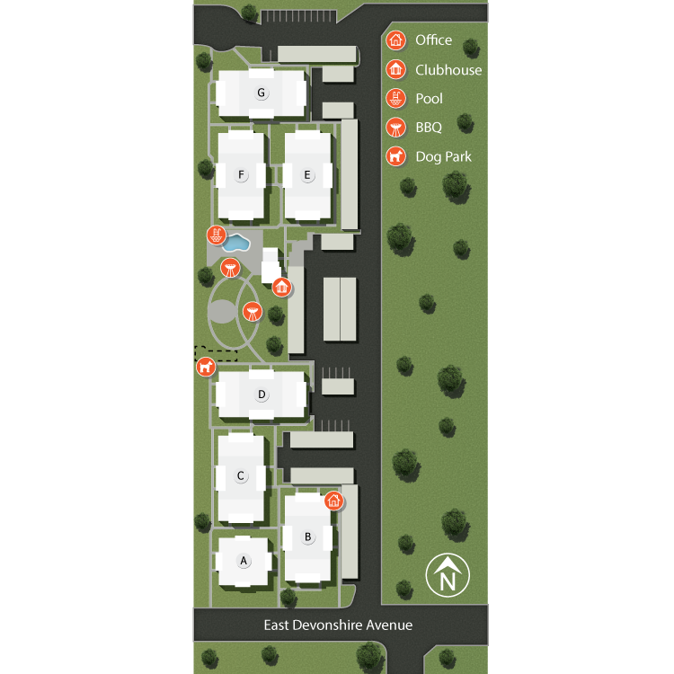 We make every effort to make our website accessible to anybody, especially those with disabilities. If you have question in terms of the relative location of an amenity or apartment home, please give us a call.