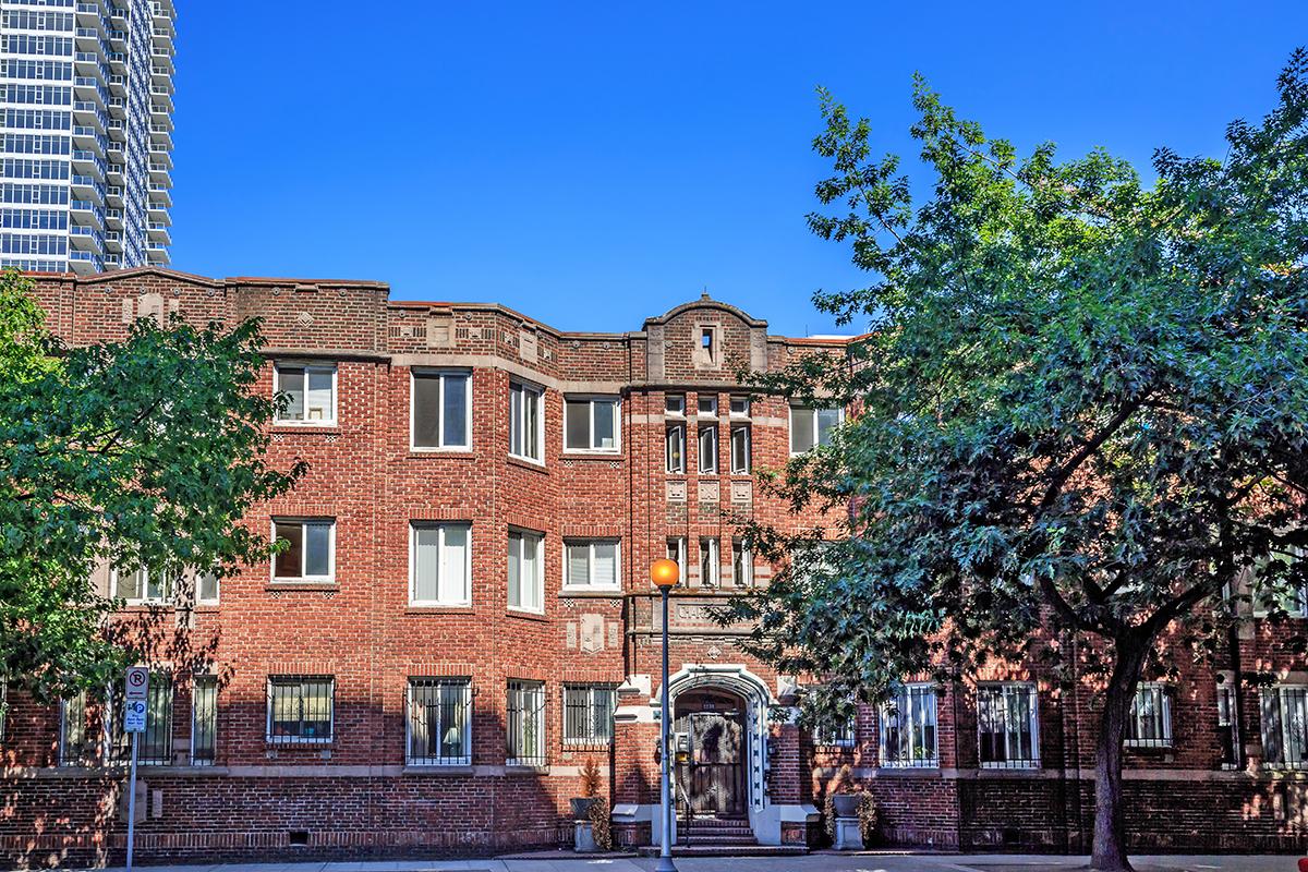 a large brick building