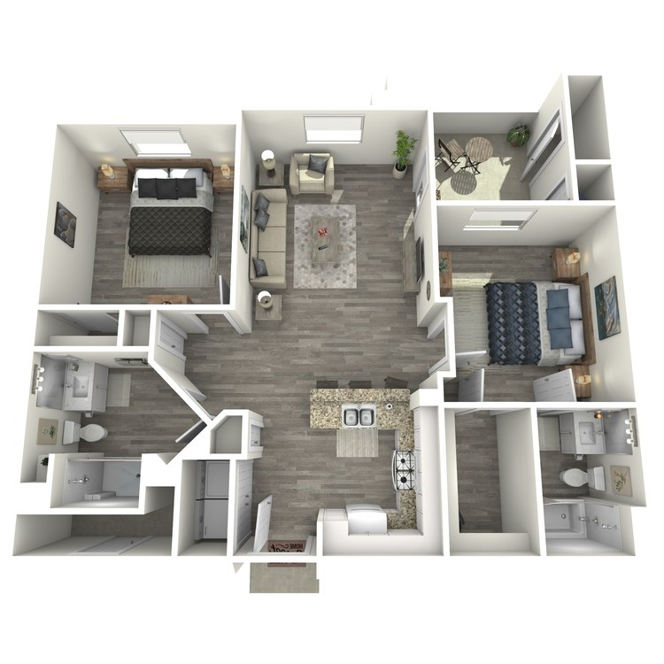 2x2 C floor plan image