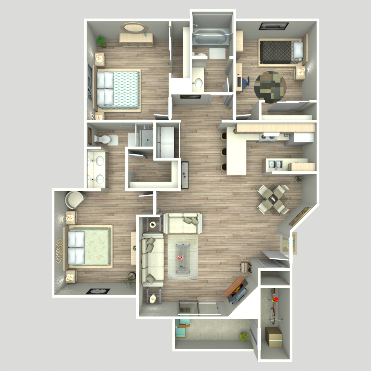 Floor plan image of 3 Bedroom