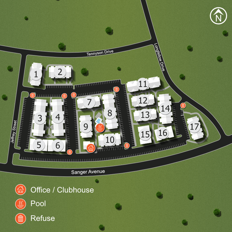 We make every effort to make our website accessible to anybody, especially those with disabilities. If you have question in terms of the relative location of an amenity or apartment home, please give us a call.