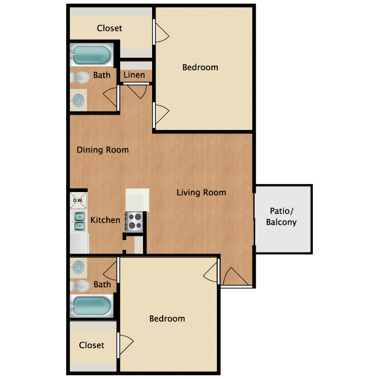 Floor plan image of B2