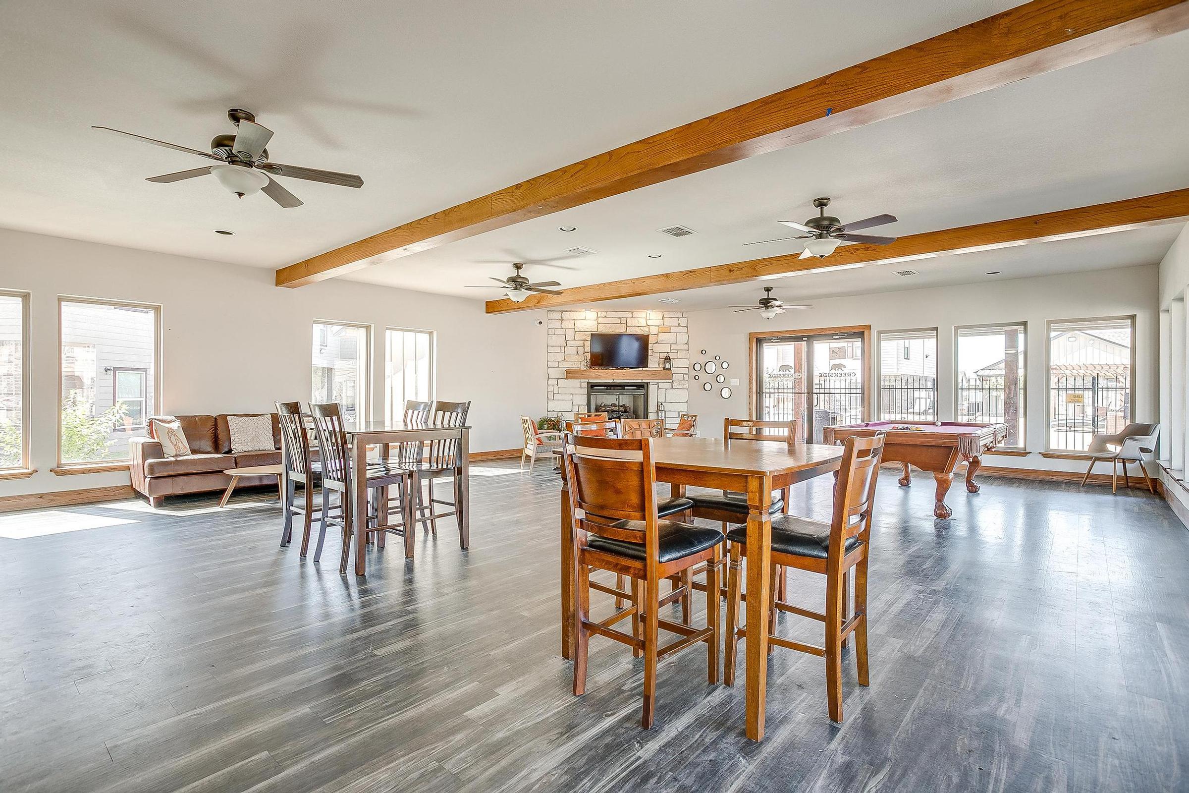 a dining room table