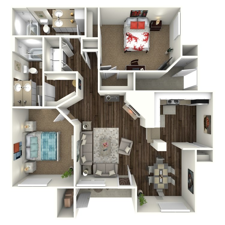Floor plan image of B2