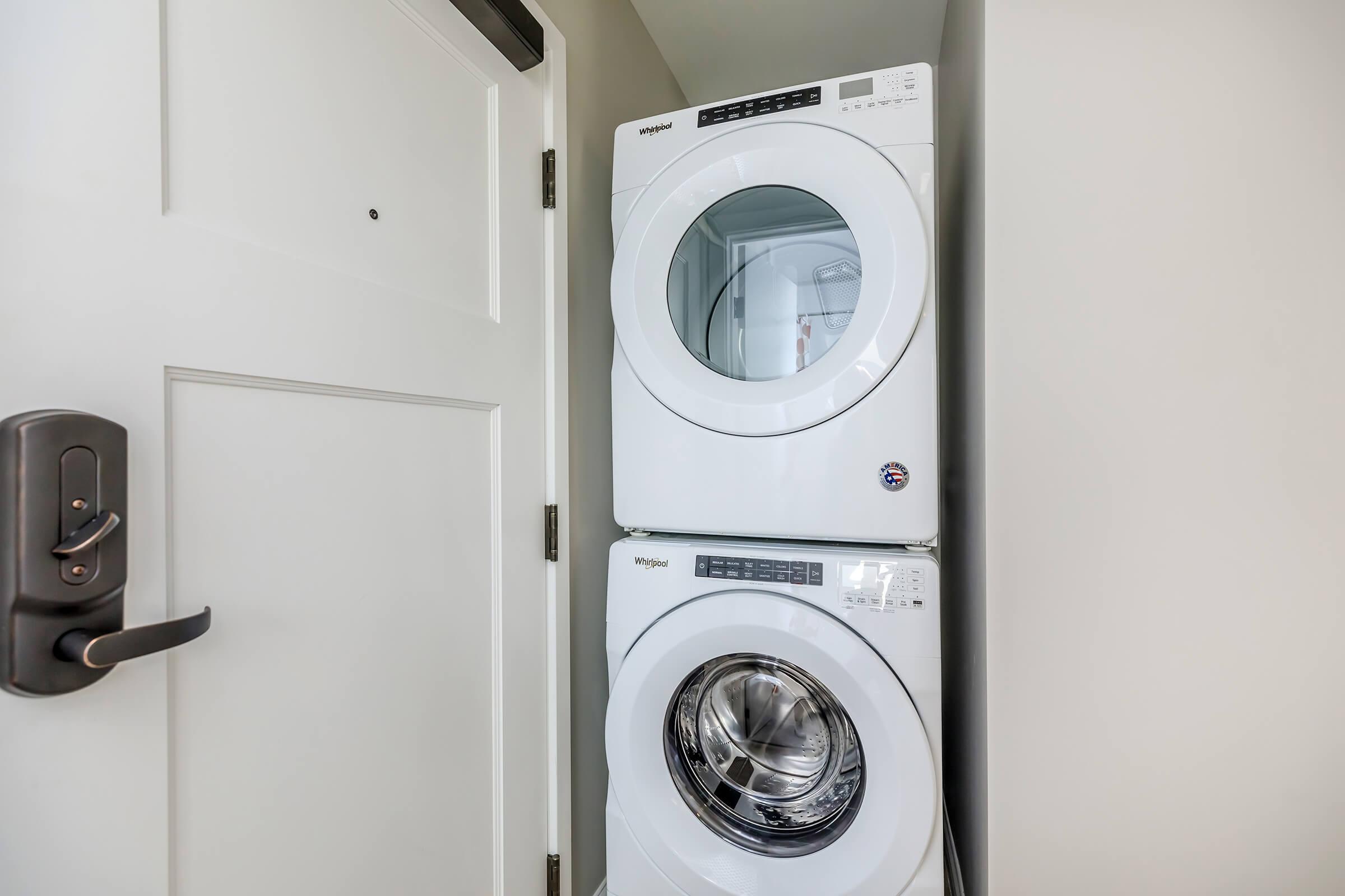 IN-HOME WASHER AND DRYER