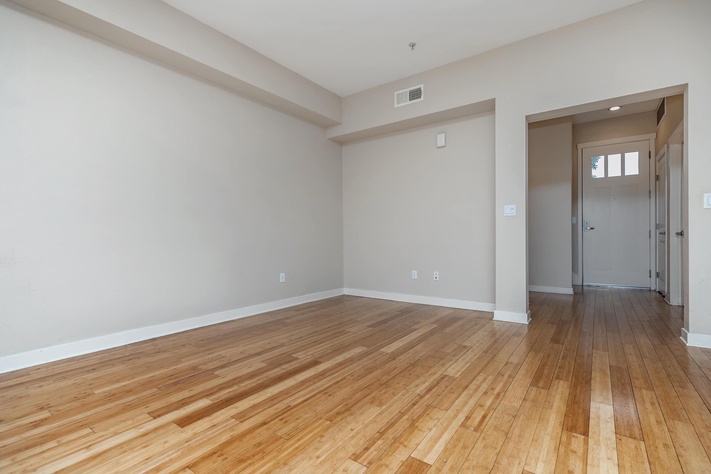 a view of a hard wood floor