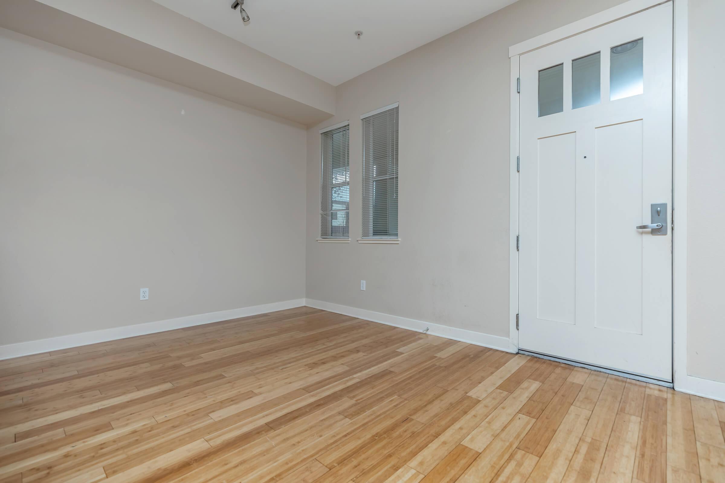 a view of a hard wood floor