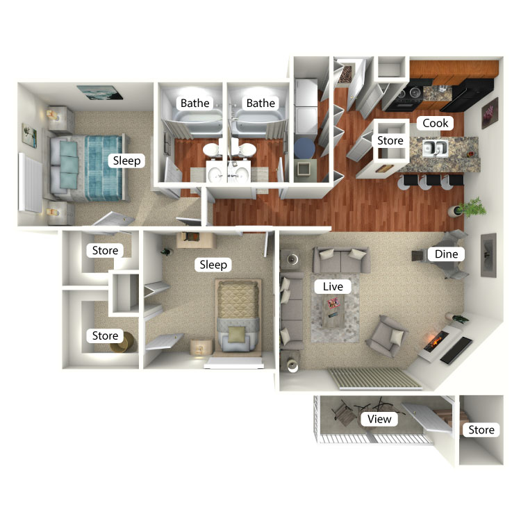 Floor plan image of Patoka