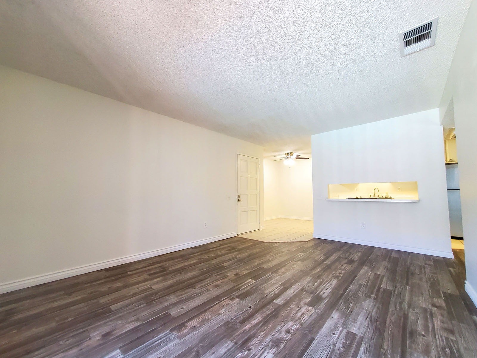 a room with a wooden floor