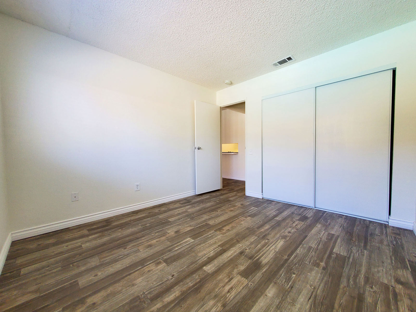 a room with a wooden floor