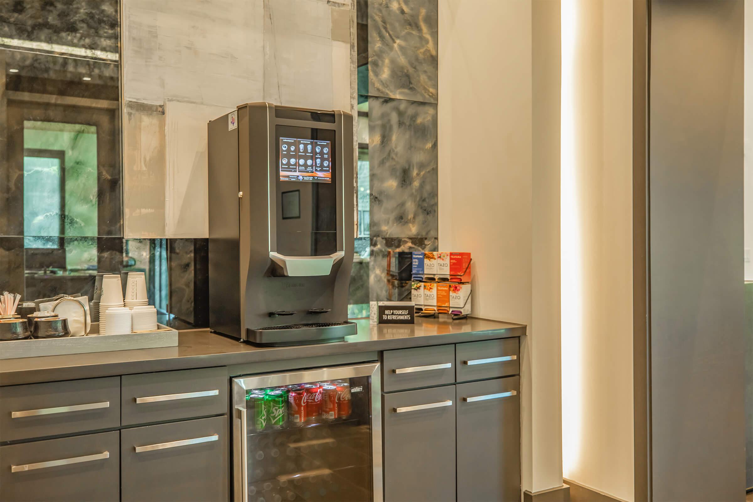 a stainless steel refrigerator in a kitchen