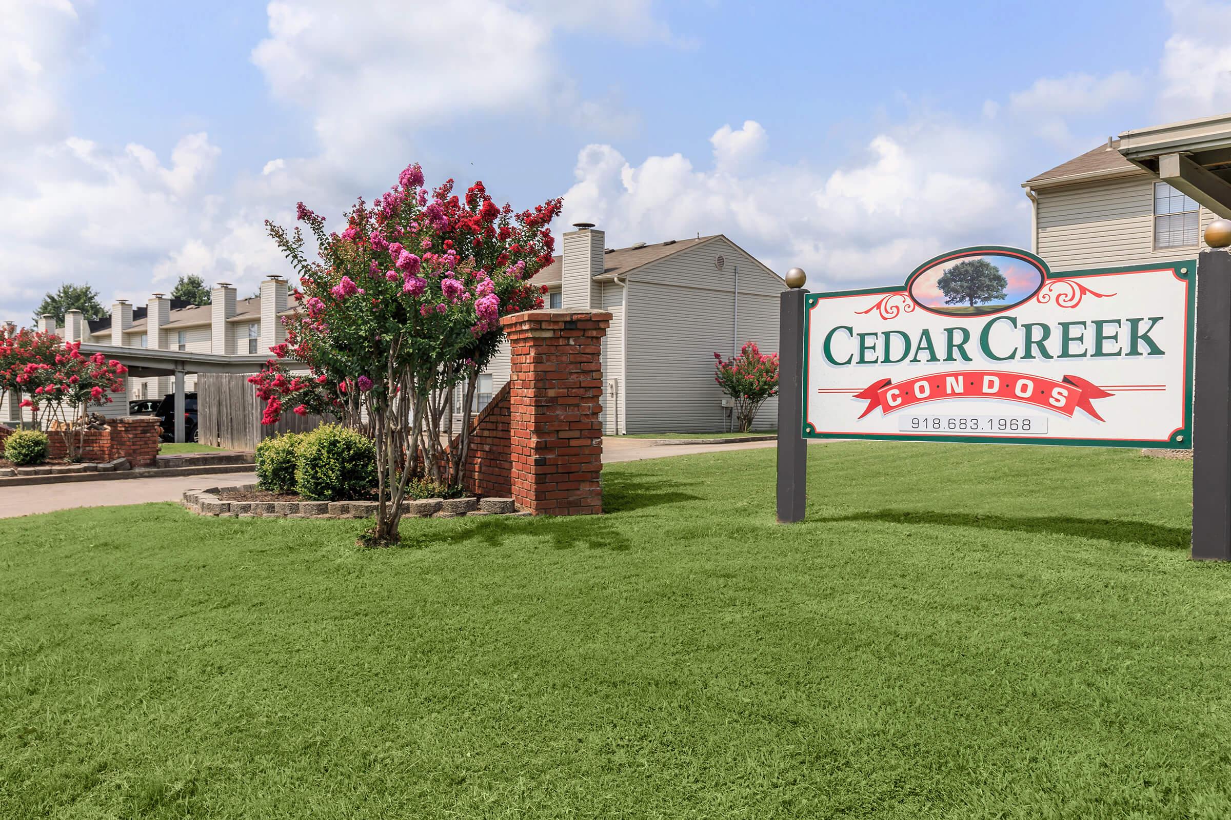 a large lawn in front of a building