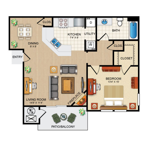 Floor plan image of Pinehurst