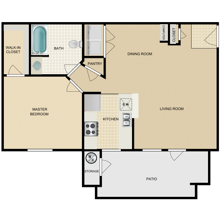 Floor plan image of Arroyo