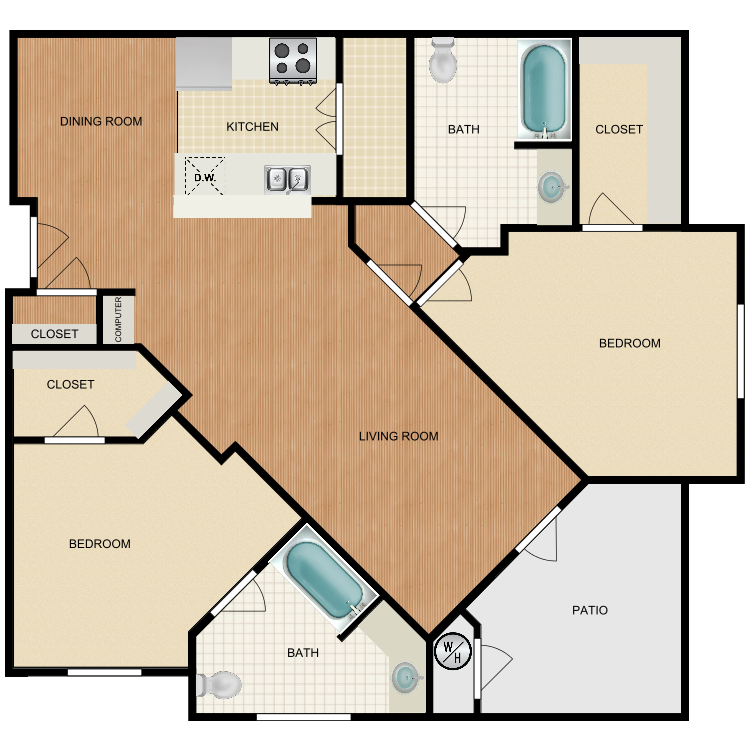 Floor plan image of Saguaro