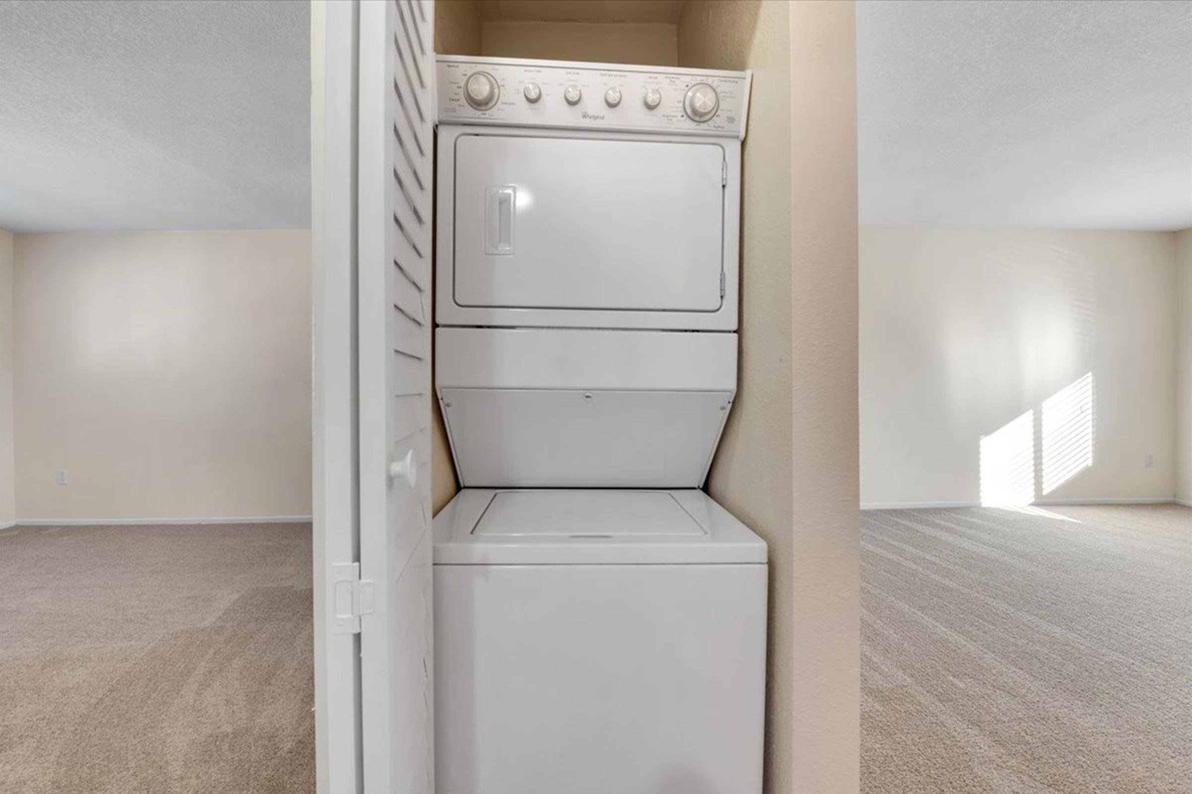 a microwave oven sitting on top of a refrigerator