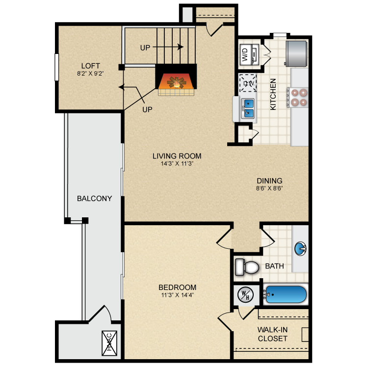 Floor plan image of The Covington