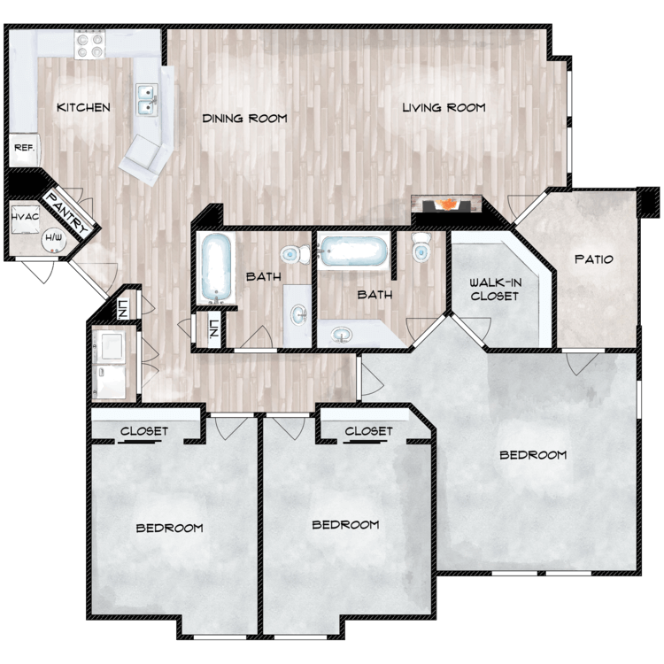 Floor plan image of Snowcloud