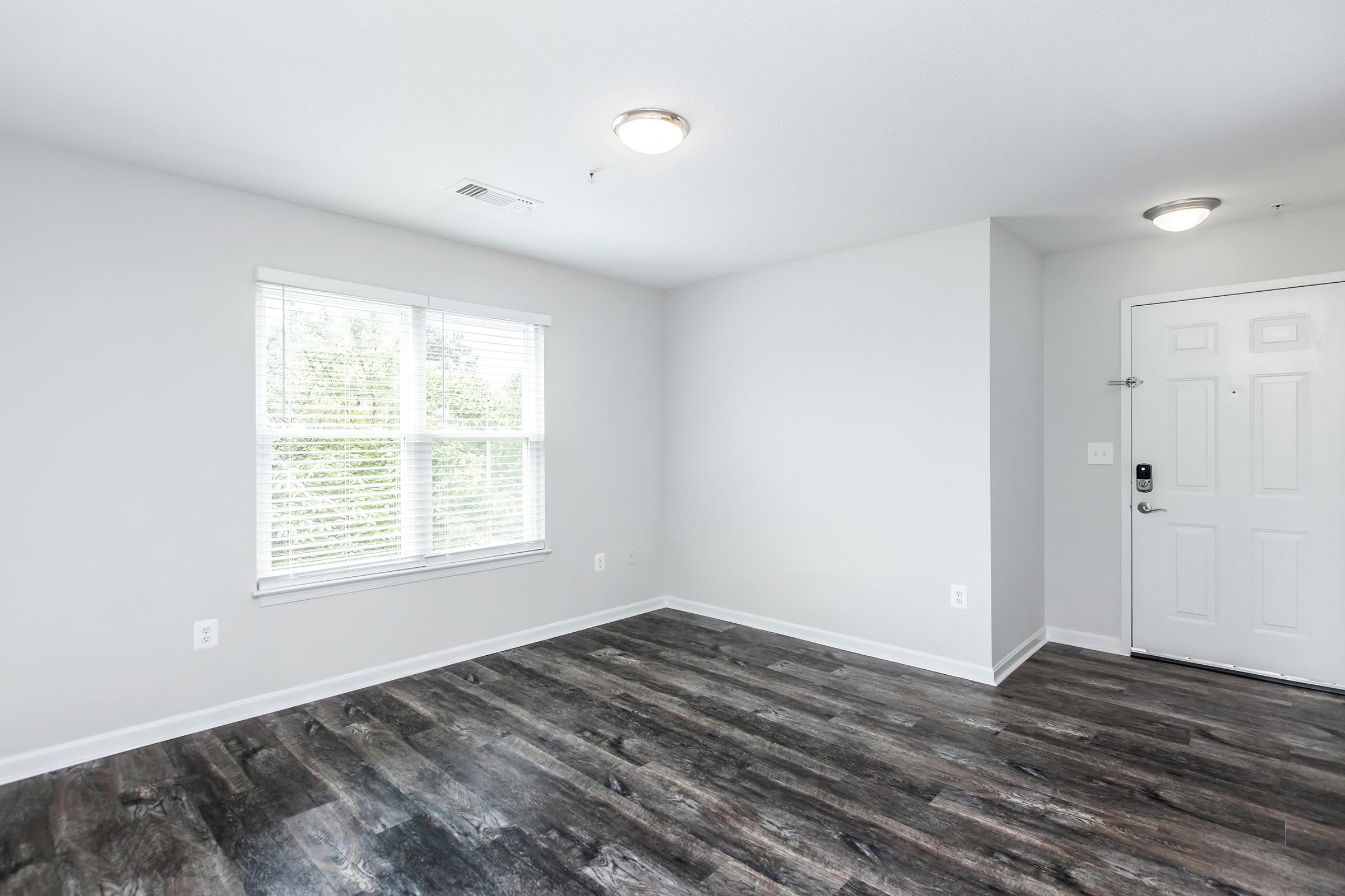 a room with a wooden floor