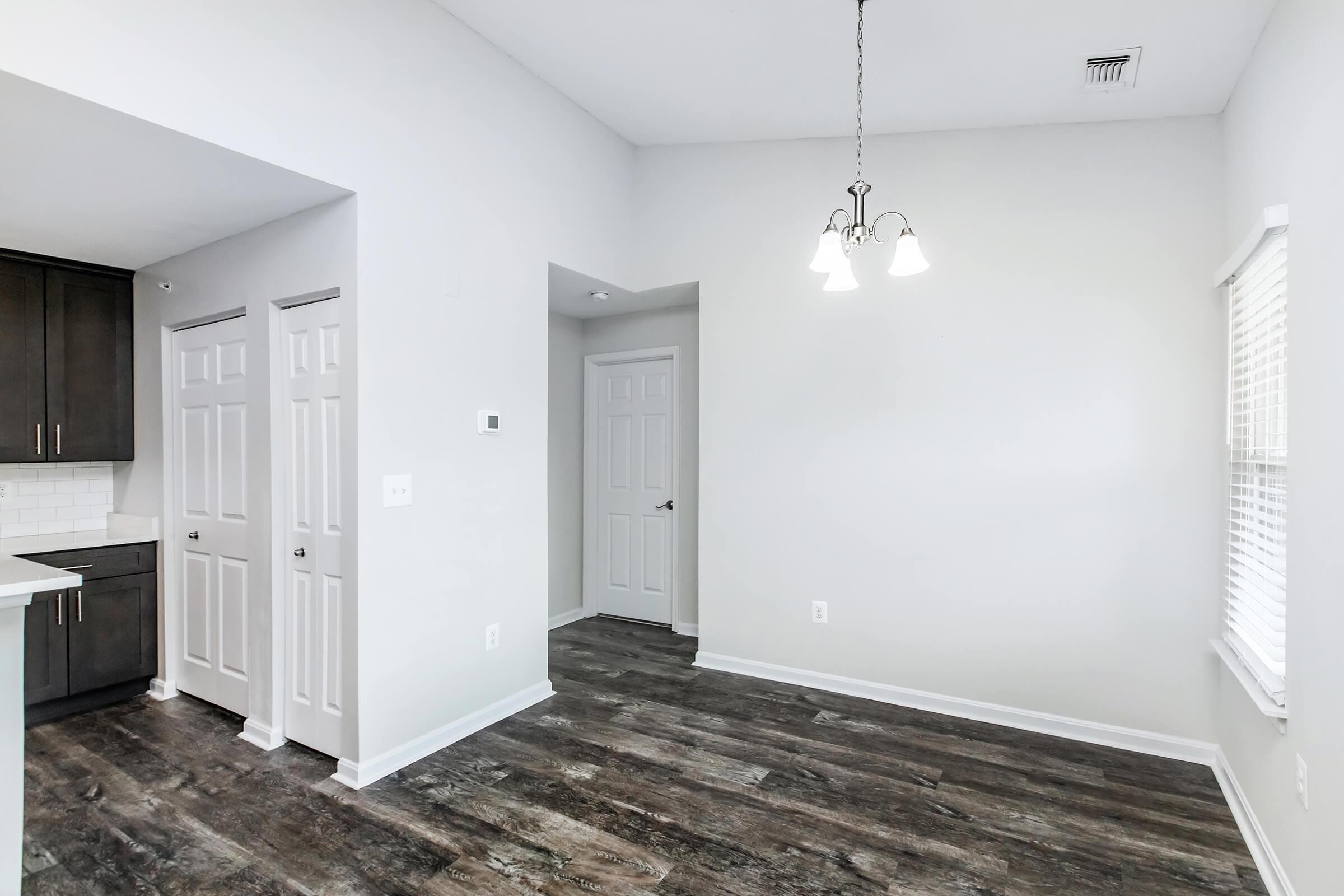 a room with a wooden floor