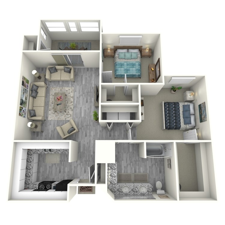 Floor plan image of 2X1SLU