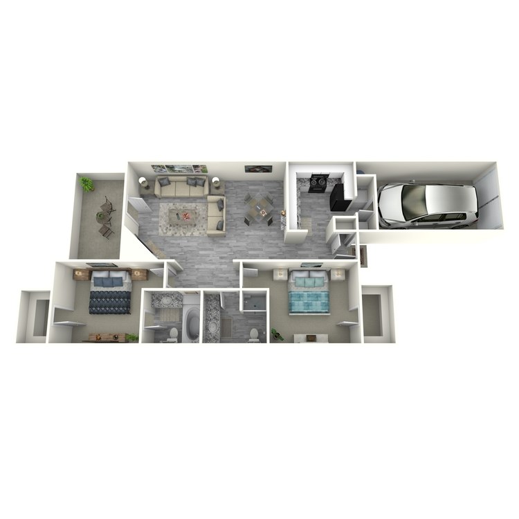 Floor plan image of 2x2TU