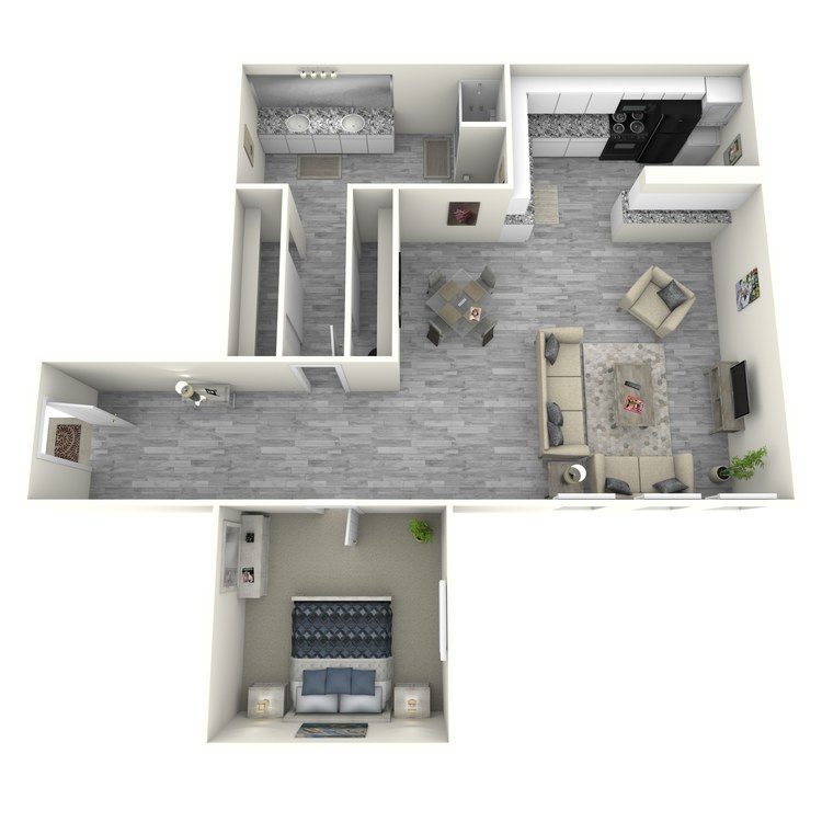 Floor plan image of 1x1A