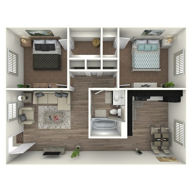 Floor plan image of Sunset