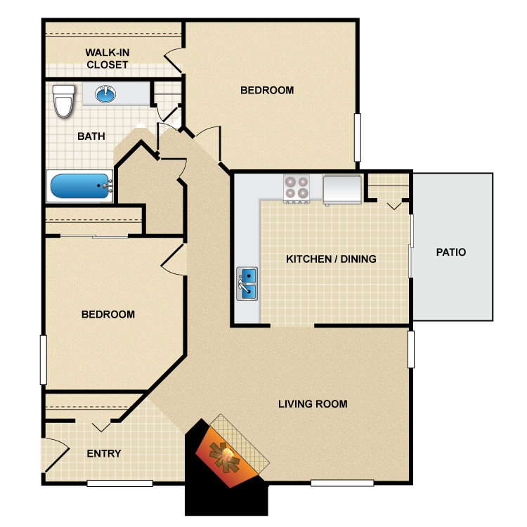 Floor plan image of B2 Casa Grande