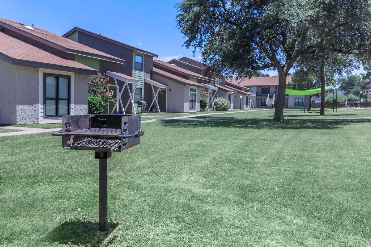 a large lawn in front of a house