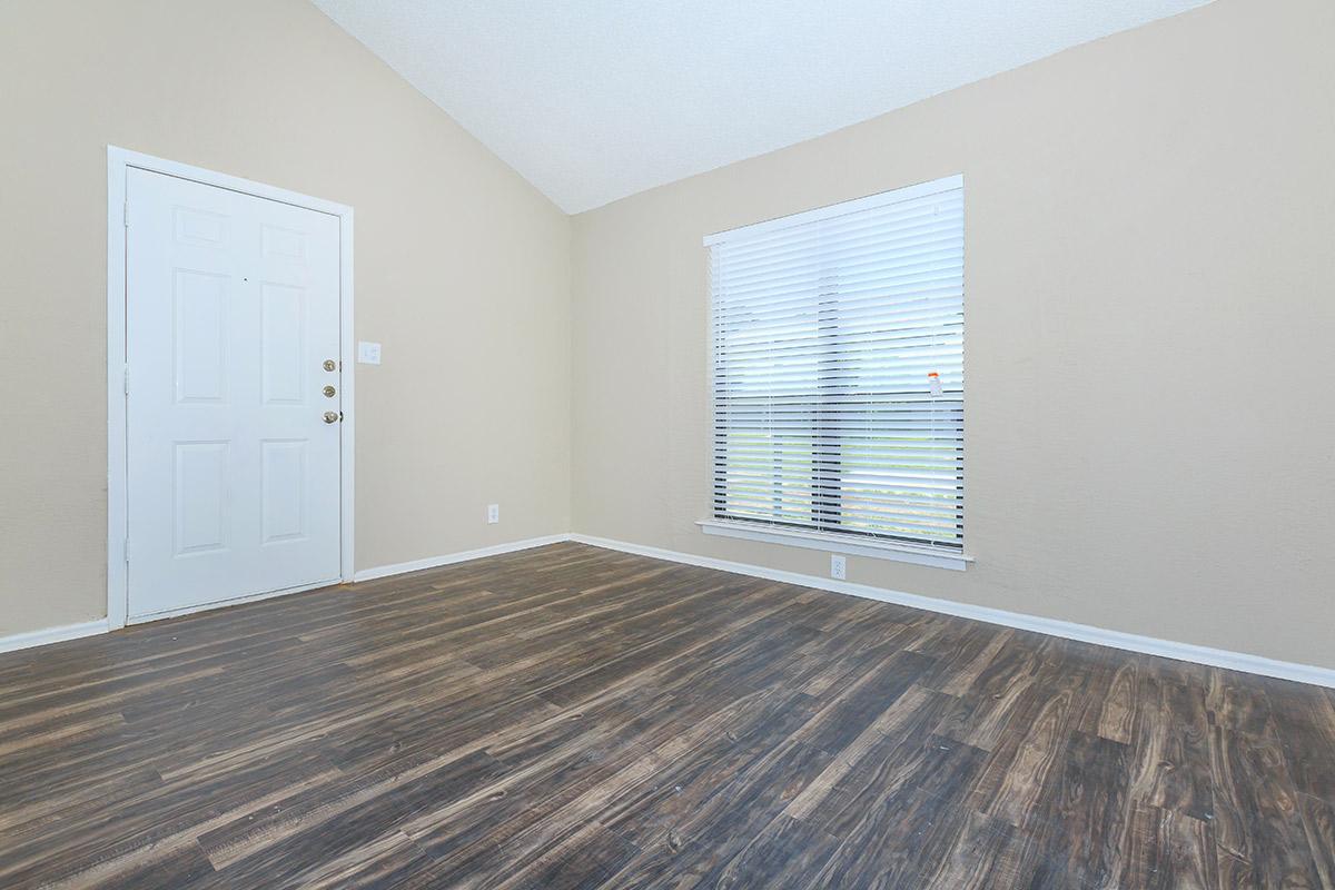 a room with a wooden floor