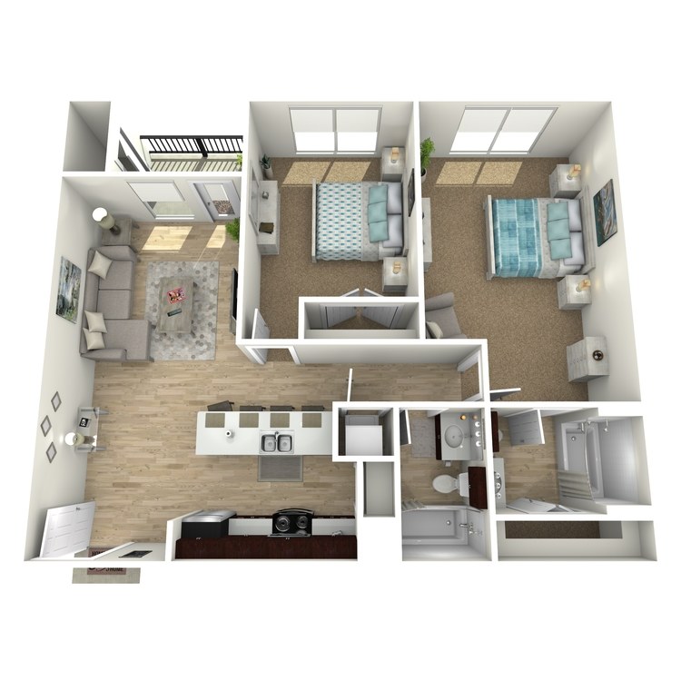 Floor plan image of B2
