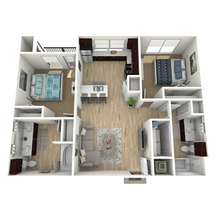 Floor plan image of B1 - B