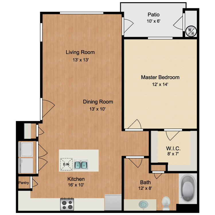 Floor plan image of A1