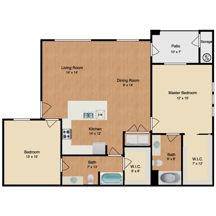 Floor plan image of B2