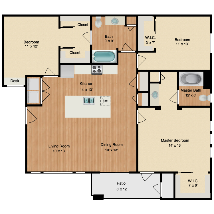 Floor plan image of C1