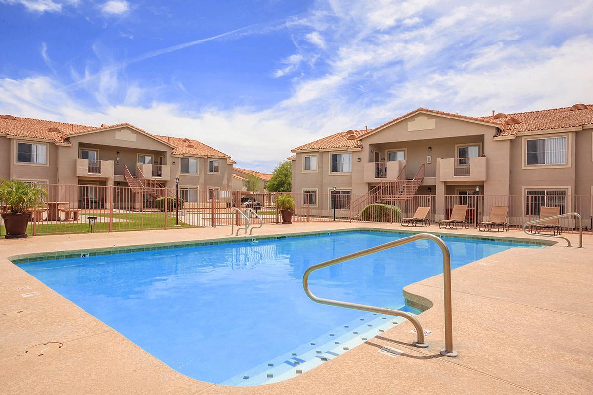 a small house in a pool of water