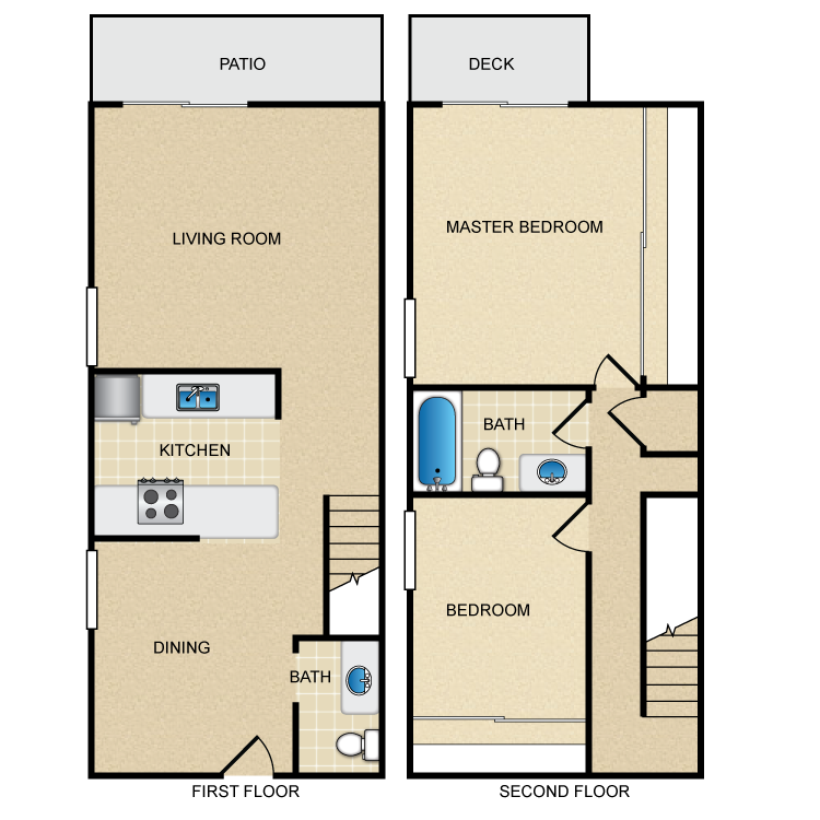 Floor plan image of Townhouse 1