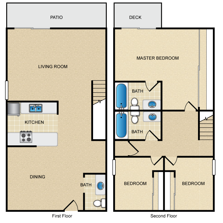 Floor plan image of Townhouse 2