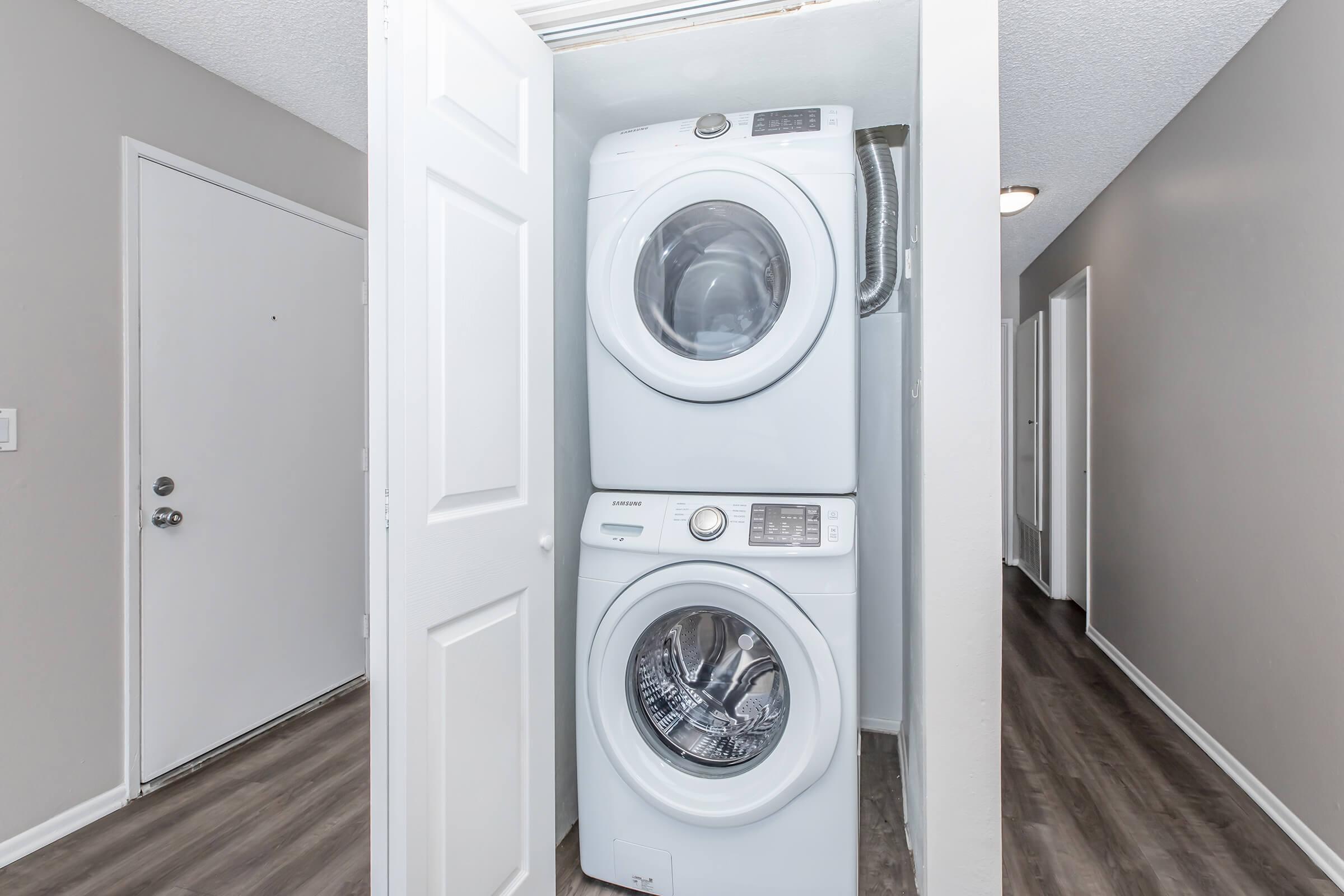 a double door in a room