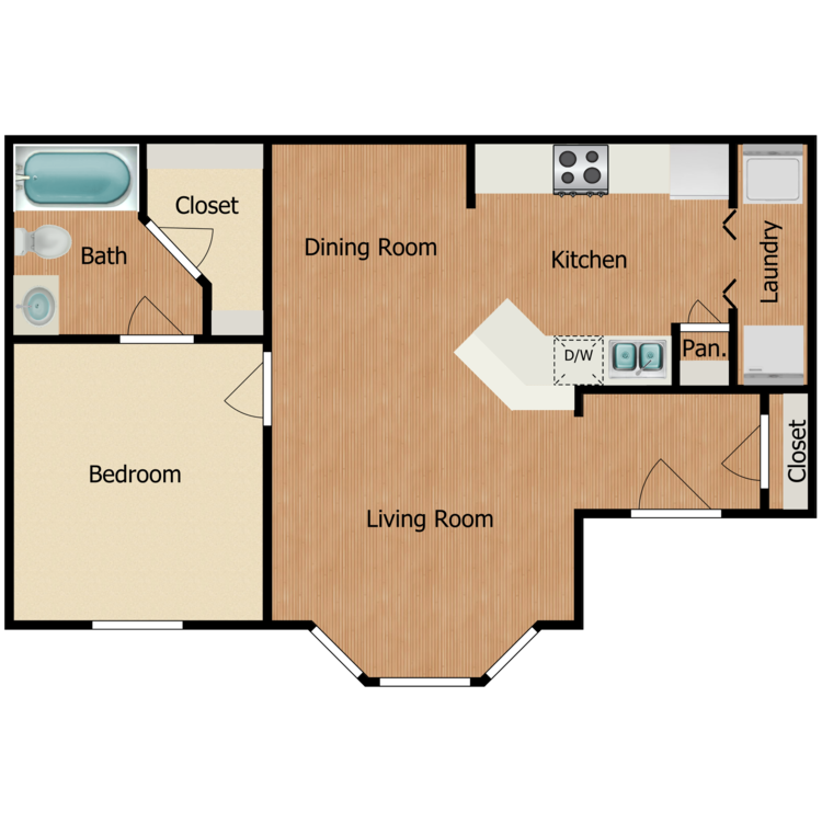 Floor plan image of Keystone