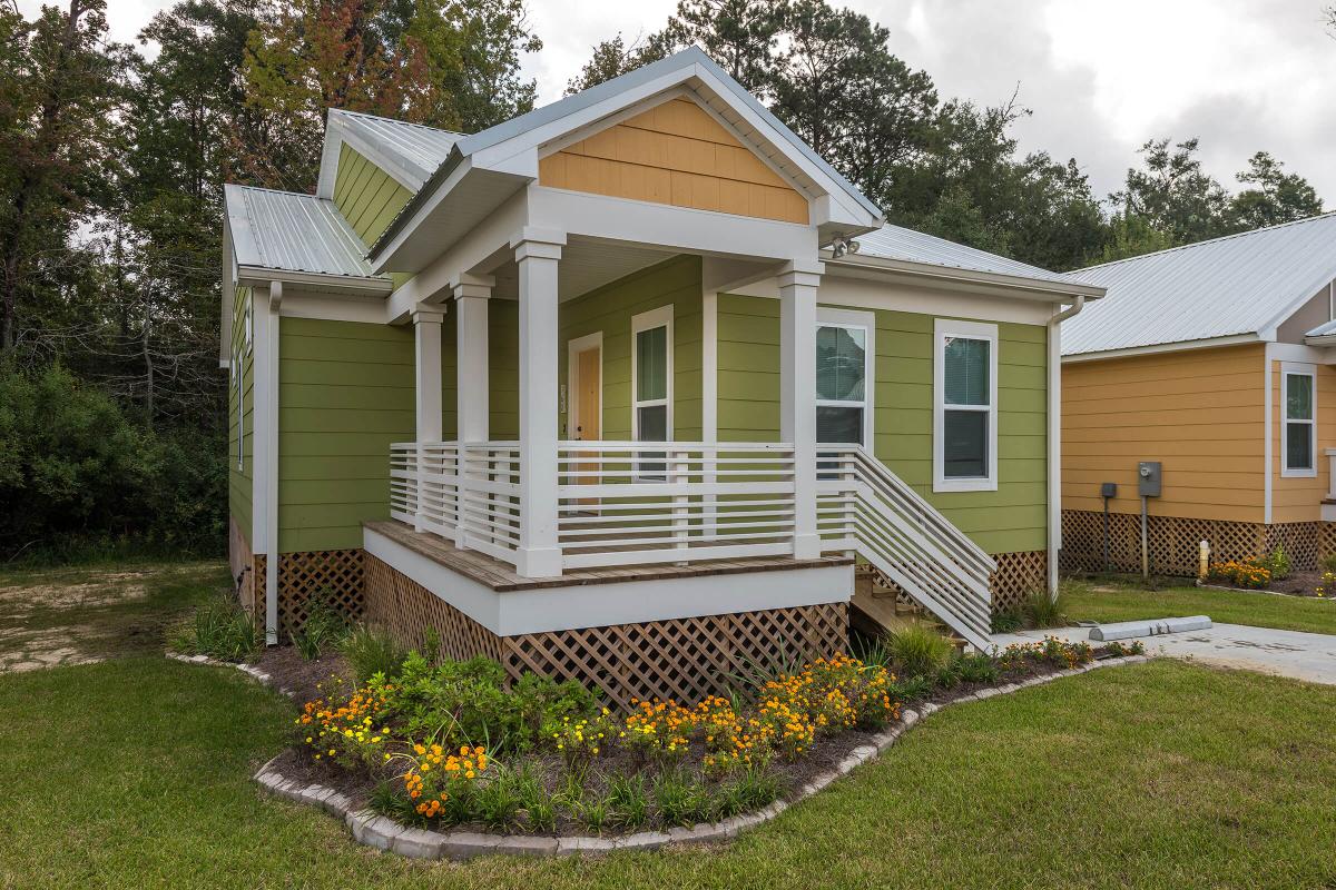 a large lawn in front of a house